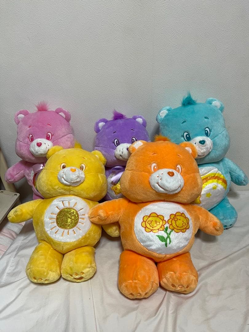 ケアベア ぬいぐるみセット カラフル