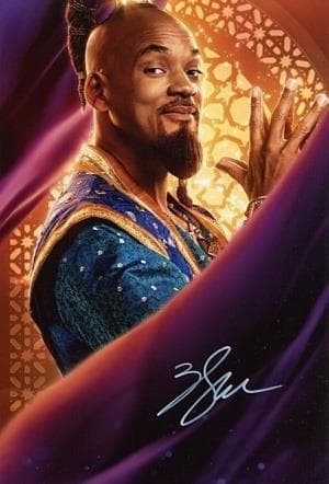 ハリウッド ウィル・スミス 　証明書付直筆サイン入りフォト　　アラジン ジーニー 実写版『アラジン』でジーニー役のウィル・スミス、あまりの「青さ」が