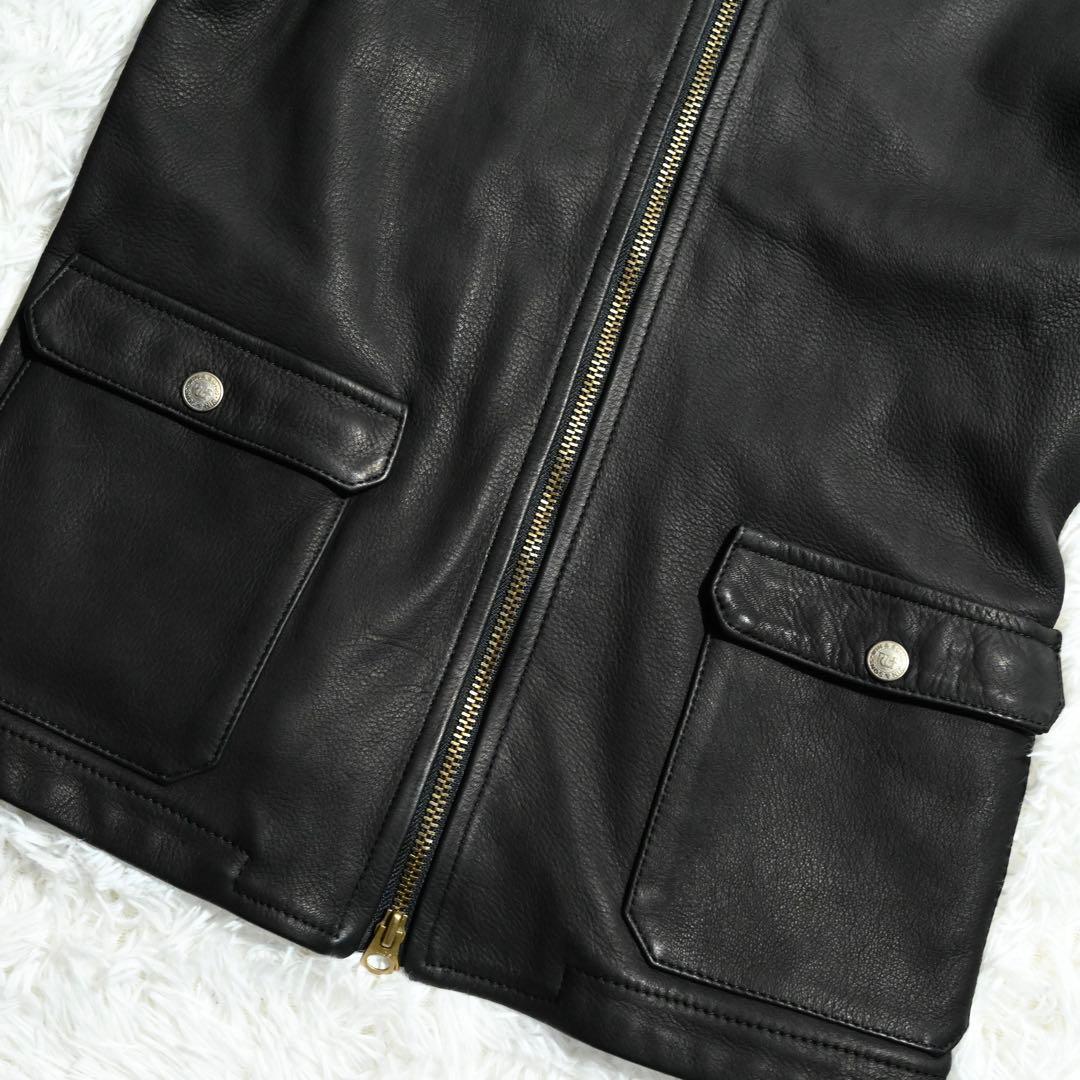 ディレイバイウィンアンドサンズ レザージャケット ディアスキン