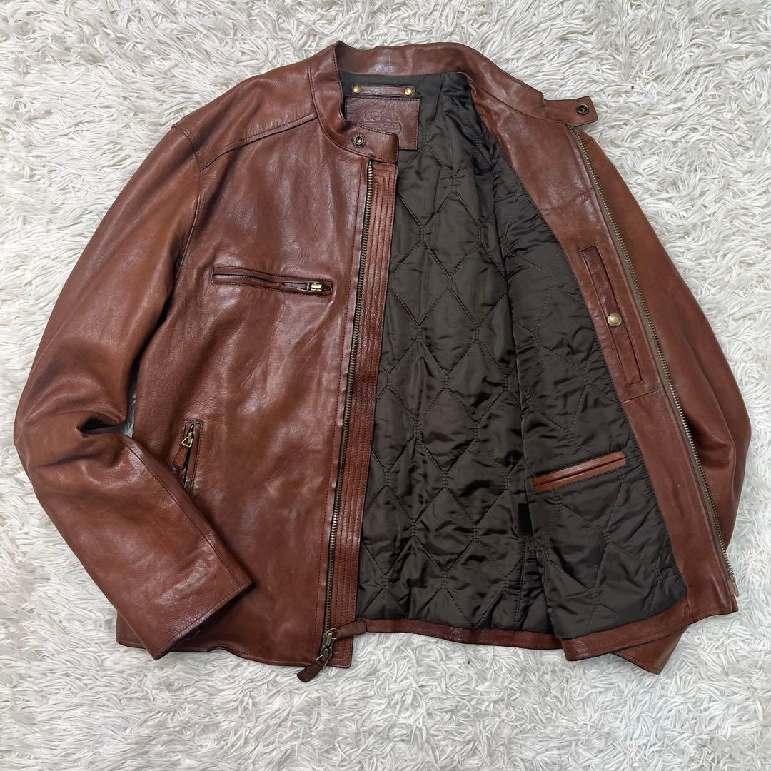 コーチ COACH ライダース シングルライダース 羊革 シープスキン S The DUFFER of ST.GEORGE（ザダファーオブセントジョージ） 革ジャン