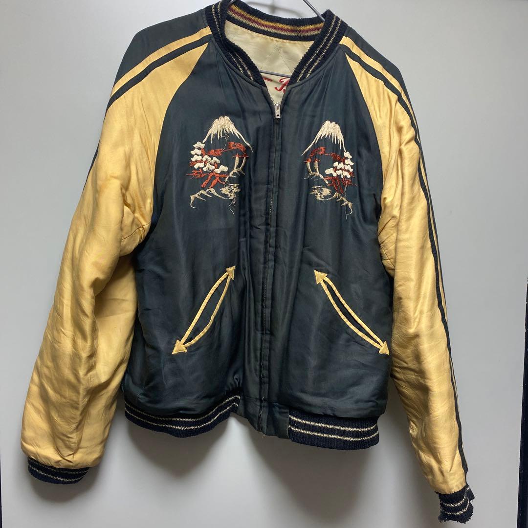 MISAWA スカジャン 富士山 刺繍　激レア