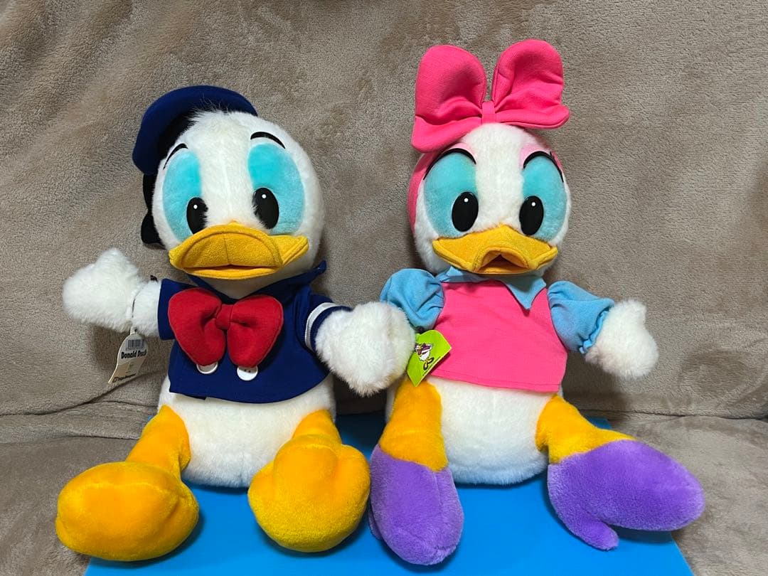 ディズニーランド ドナルドデイジー ぬいぐるみ 昭和レトロ ディズニー