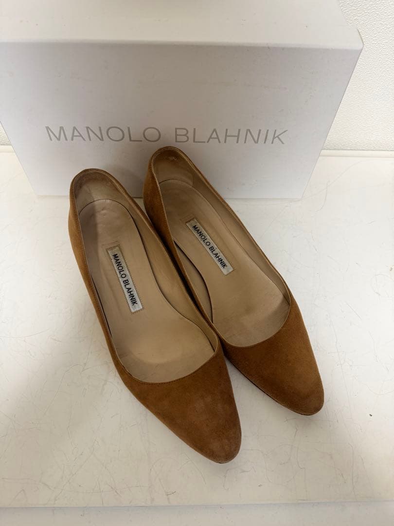 マノロブラニク　パンプス　リストニー　ロンハーマン　37 Drawer OHGA