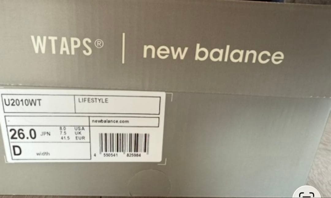 靴 WTAPS new balance 26.0cm