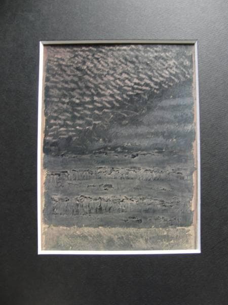 香月　泰男、芒原、希少な額装用画集より、美品、新品額装付