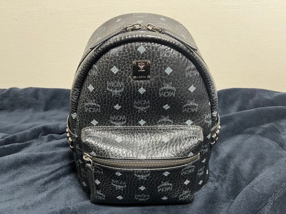 MCM ブラックレザーバックパック バックパック | MCM® JP