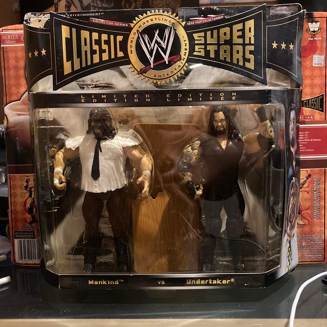 WWEクラシックスーパースター　アンダーテイカーVSマンカインド　2体セット