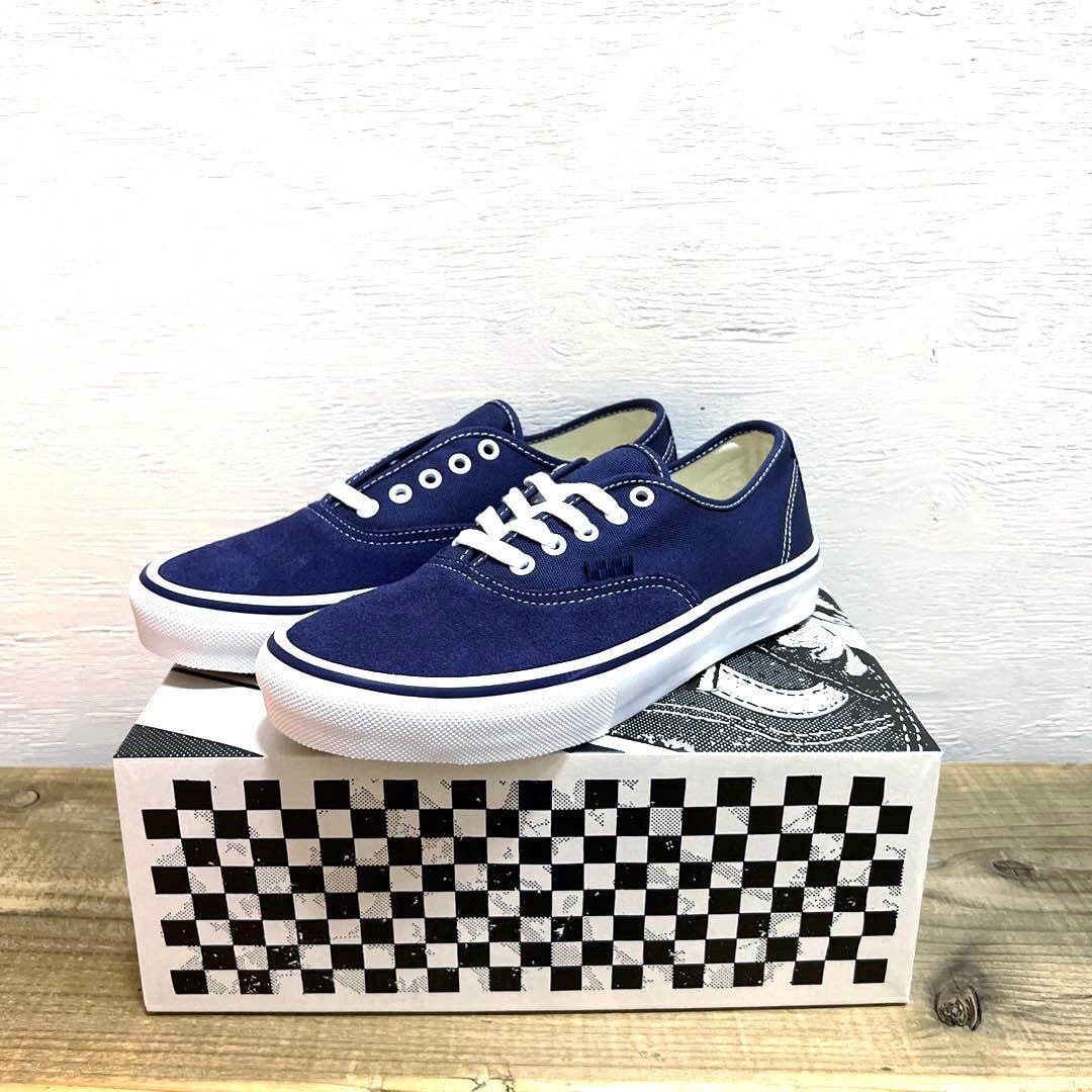 新品26.5cm Vans Authentic ネイビー スニーカー