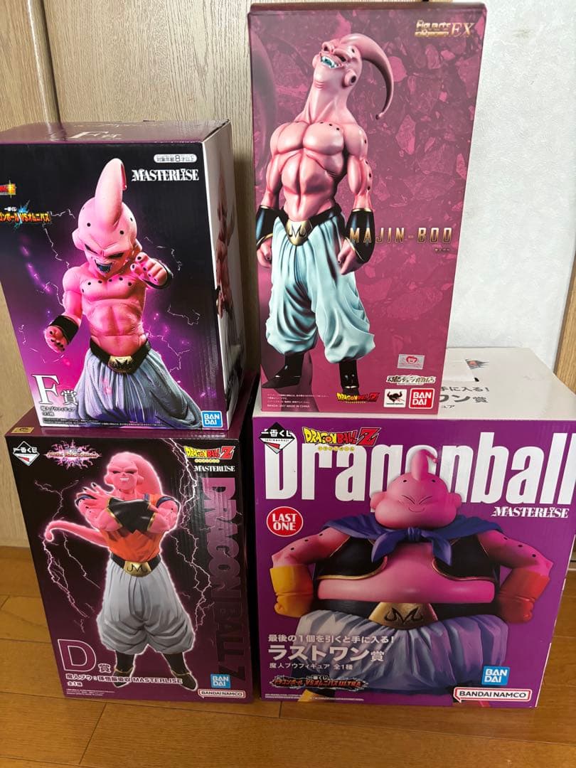 ドラゴンボール　フィギュアーツzero EX魔人ブウ　一番くじ　4体セット