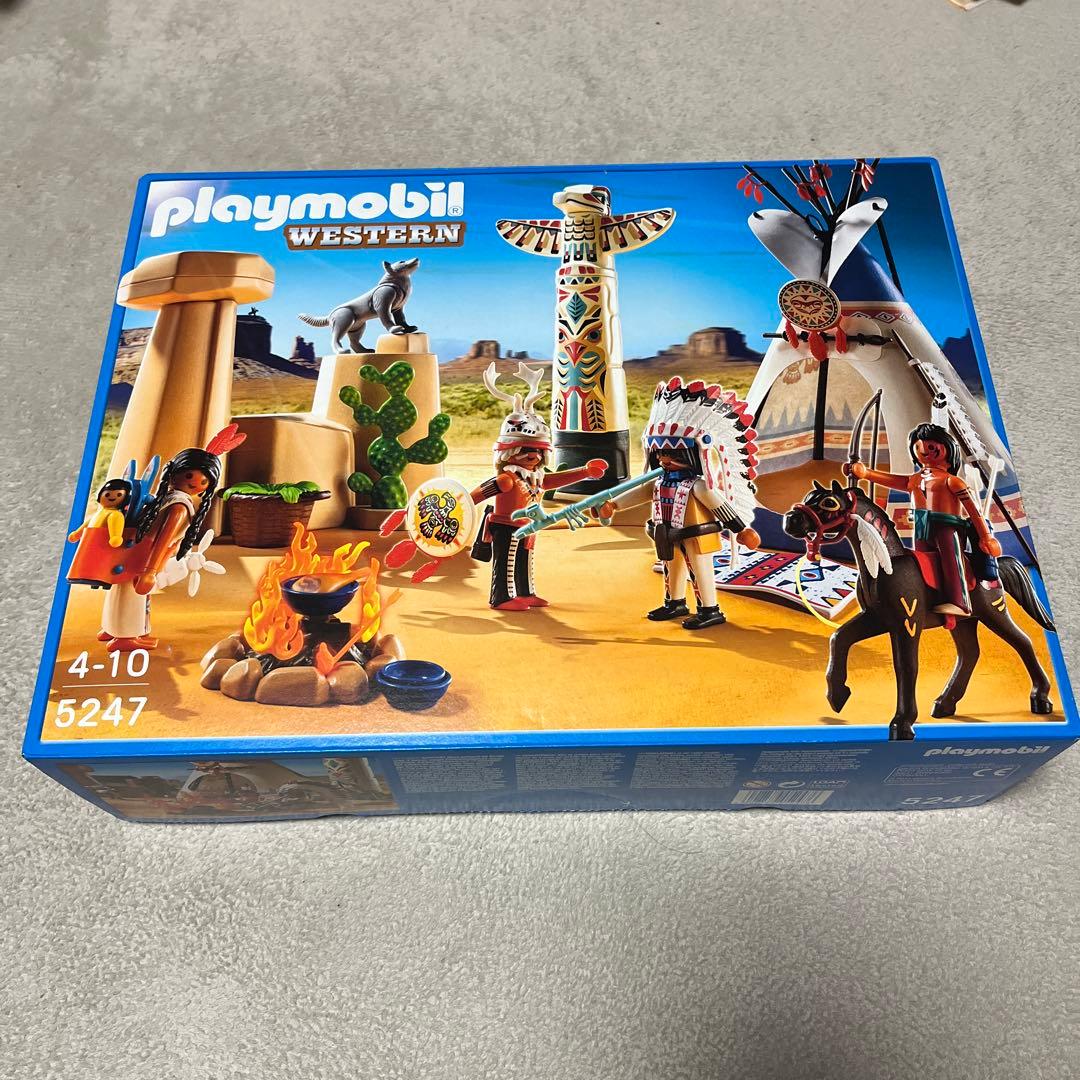 プレイモービル　5247 ネイティブアメリカンキャンプ