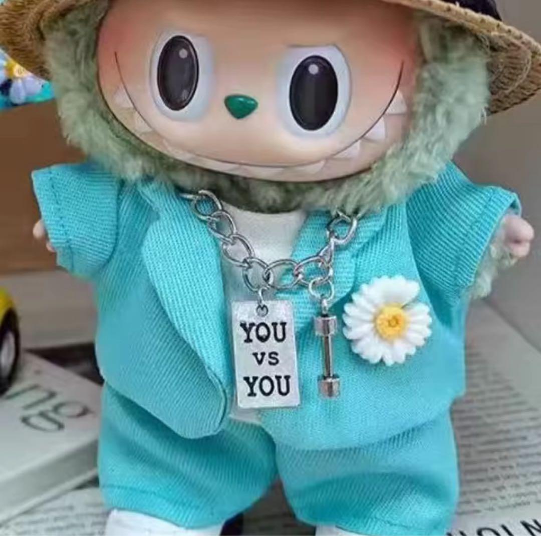 G-DRAGON ジヨン labubu ラブブ コスチューム ブルー スーツ - メルカリ