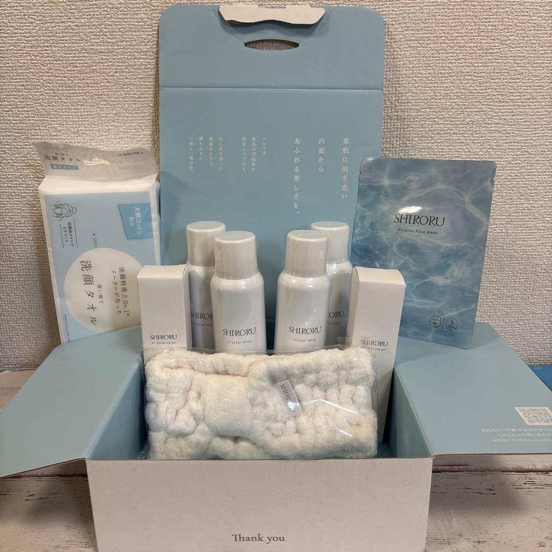 SHIRORU 洗顔グッズセット ギフトボックス