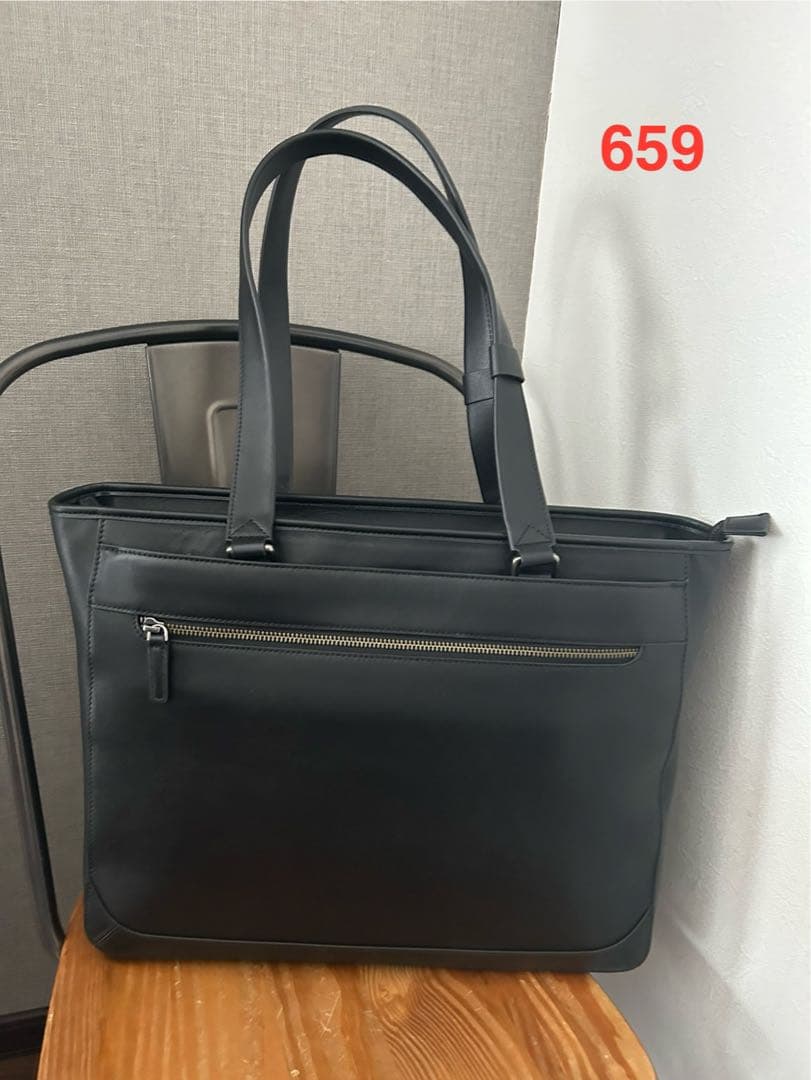 【数回使用】Evoon ととのうトート レザー 黒 659