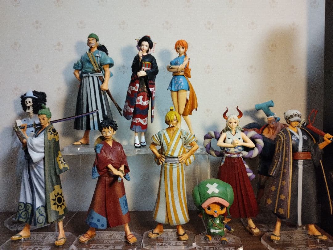 ワンピースグラメンワノ国麦わらの一味＋ヤマト、ロー