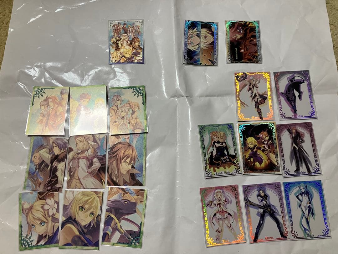 テイルズオブシンフォニア　ラタトスクの騎士　トレカ　セット