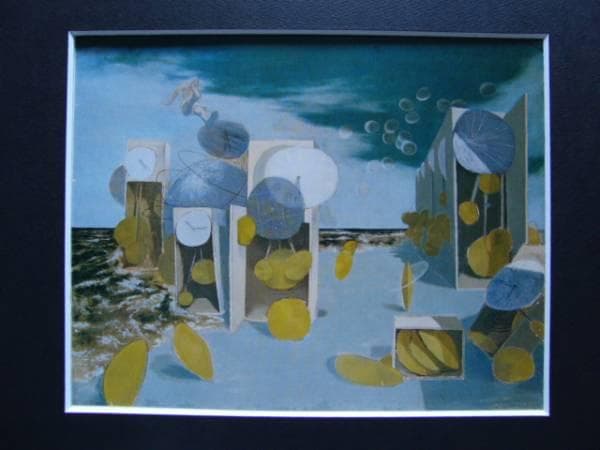 伊藤　久三郎、振子、額装用画集より、新品額装付、状態良好