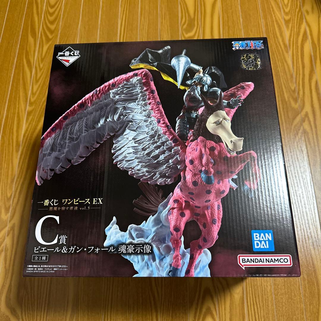 一番くじ ワンピース EX C賞 ピエール&ガン・フォール魂豪示像