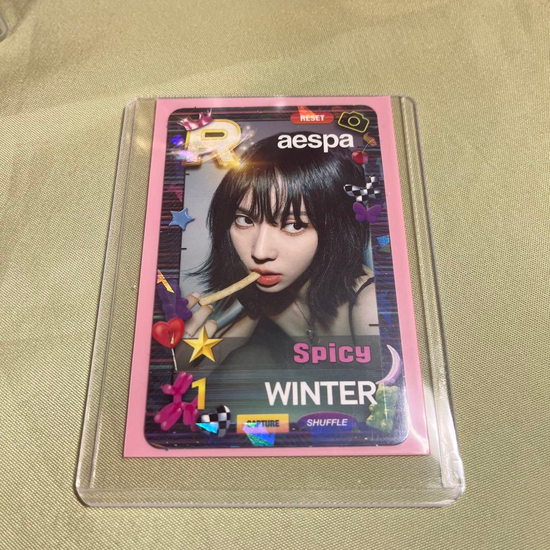 aespa superstar ウィンター　トレカ