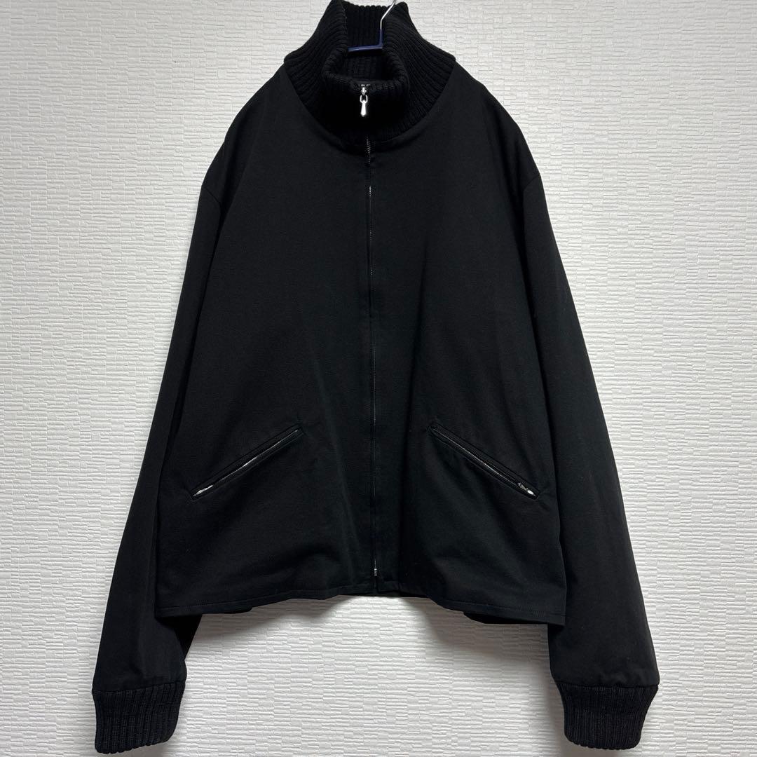 agnes b ハイネック　ブルゾン　ウール　archive opium 黒
