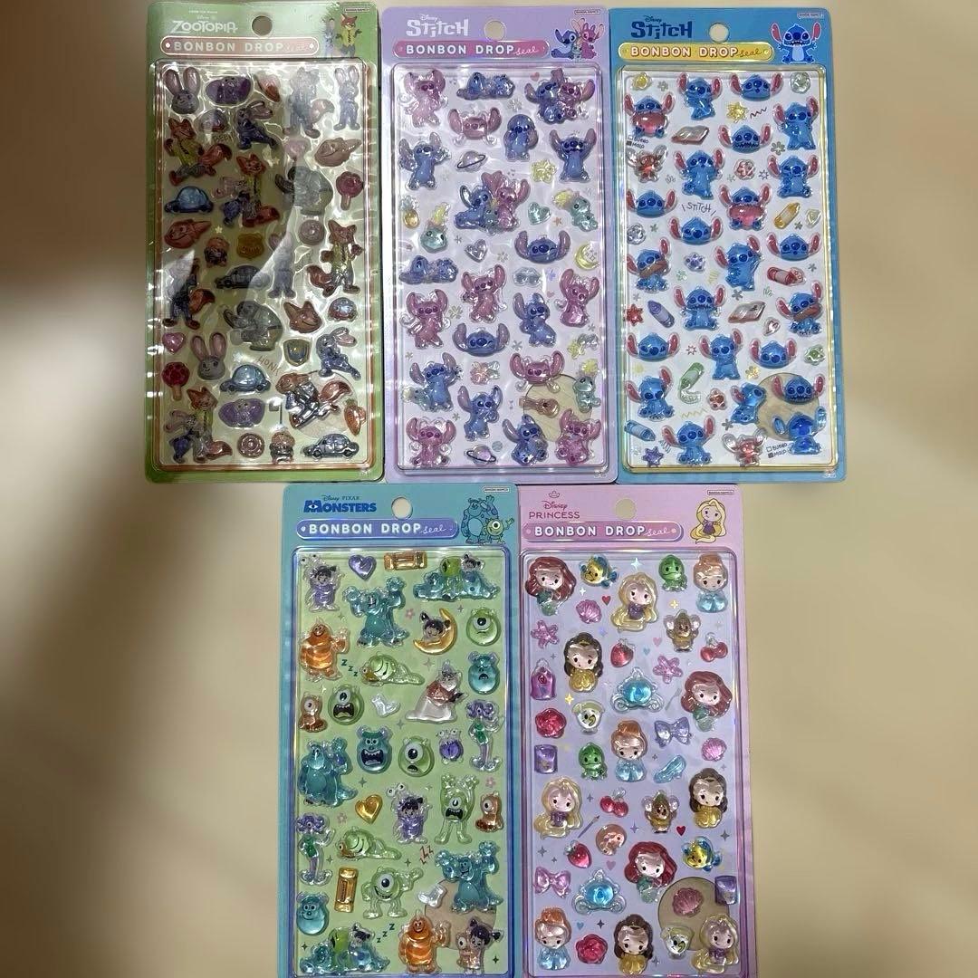 【国内正規品】ボンボンドロップシール ピクサー プリンセス 他 ディズニー