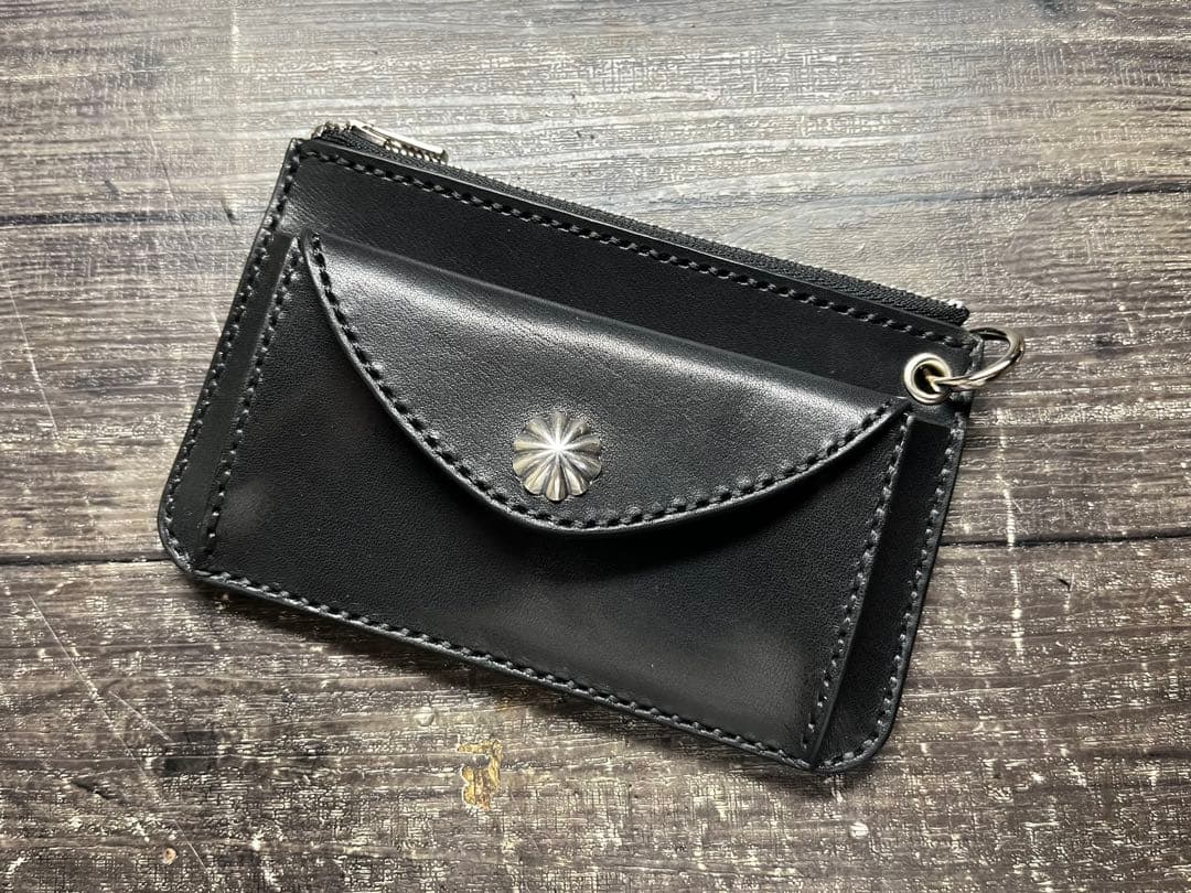 ハヤト　栃木サドルレザー　アポロコンチョコンパクトウォレット