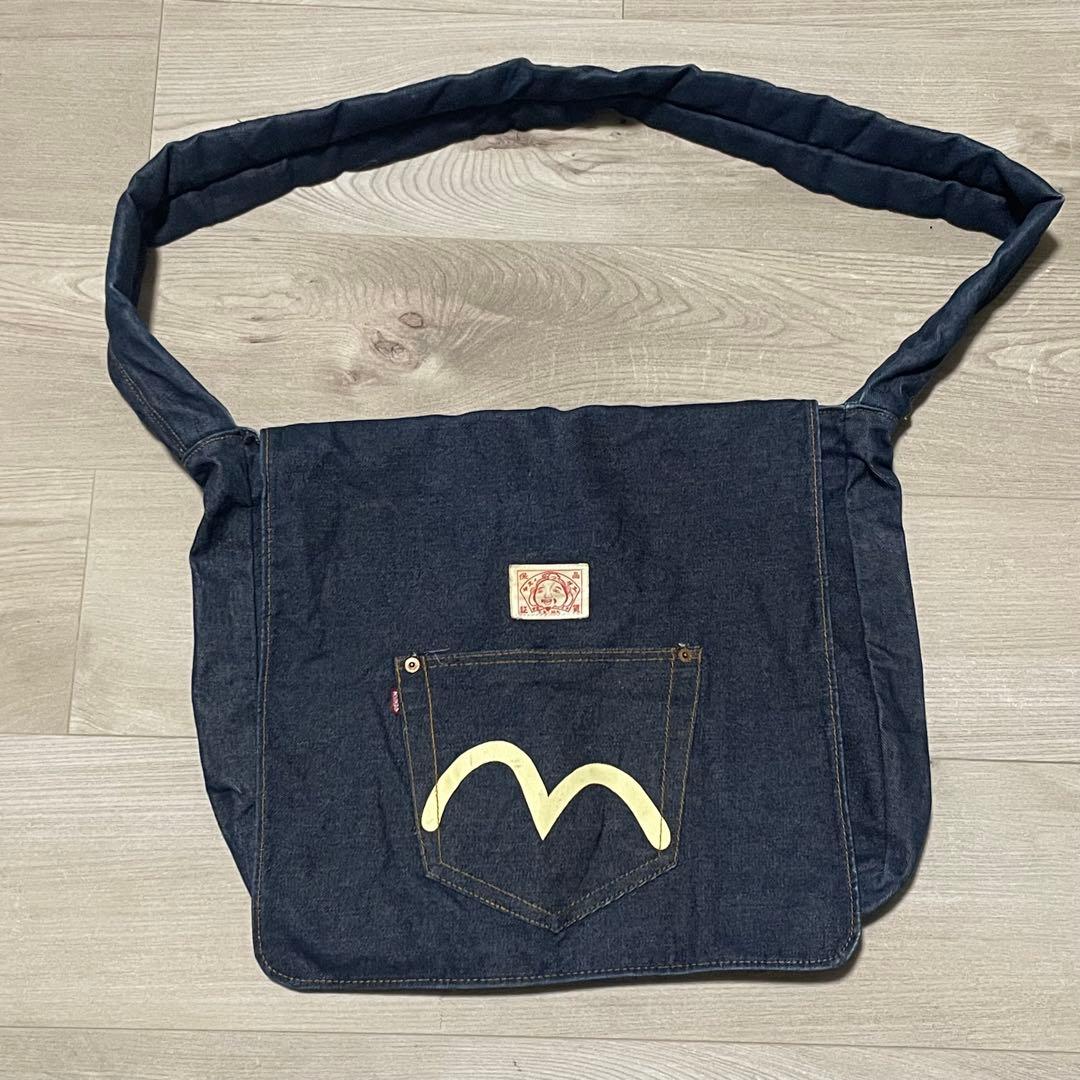 EVISU 白カモメ 肩掛け バカボンバック エヴィス エビス