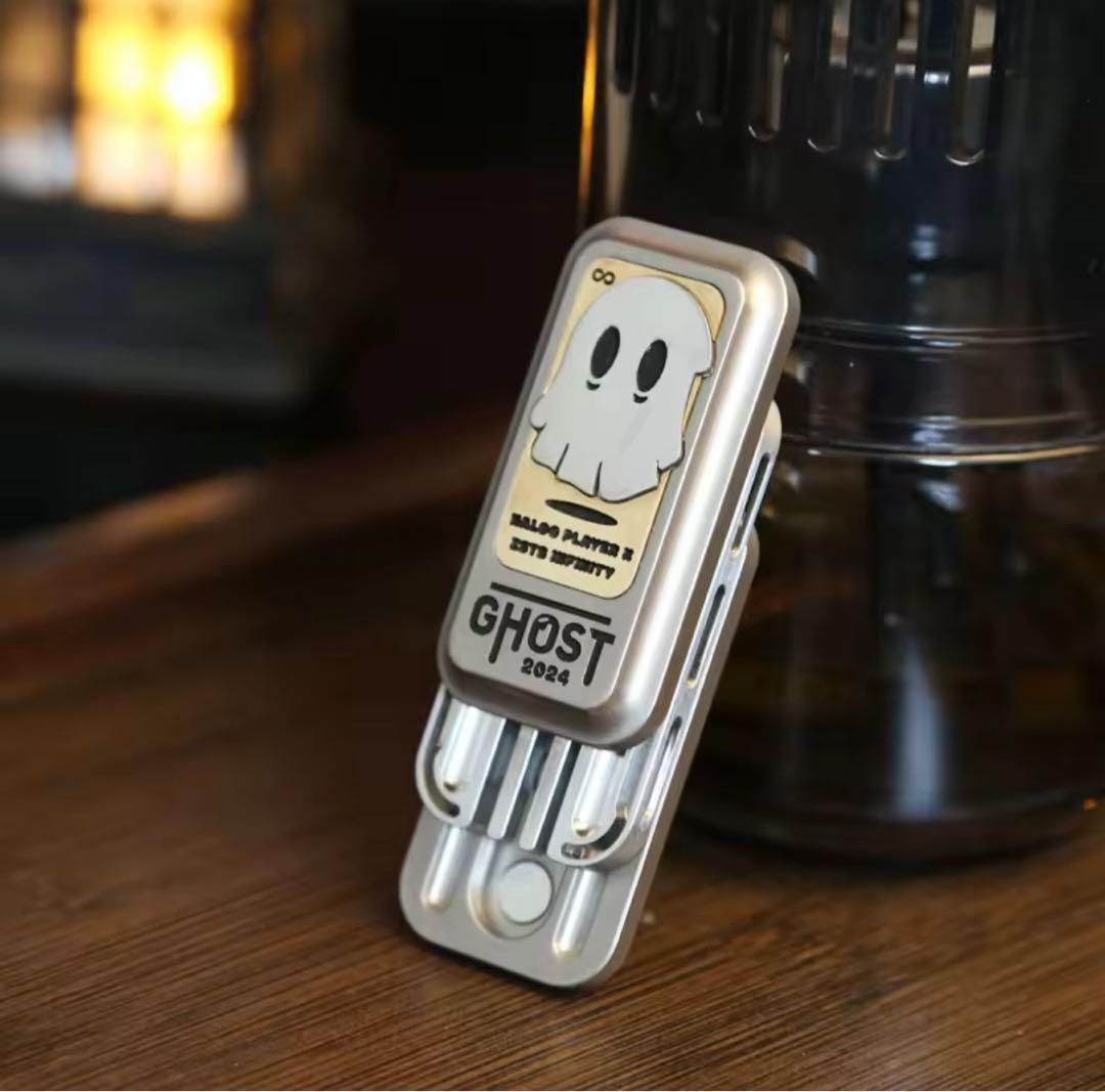 新品未使用品 フィジェットトイ 音叉内蔵 EDC ゴースト Ghost 2024