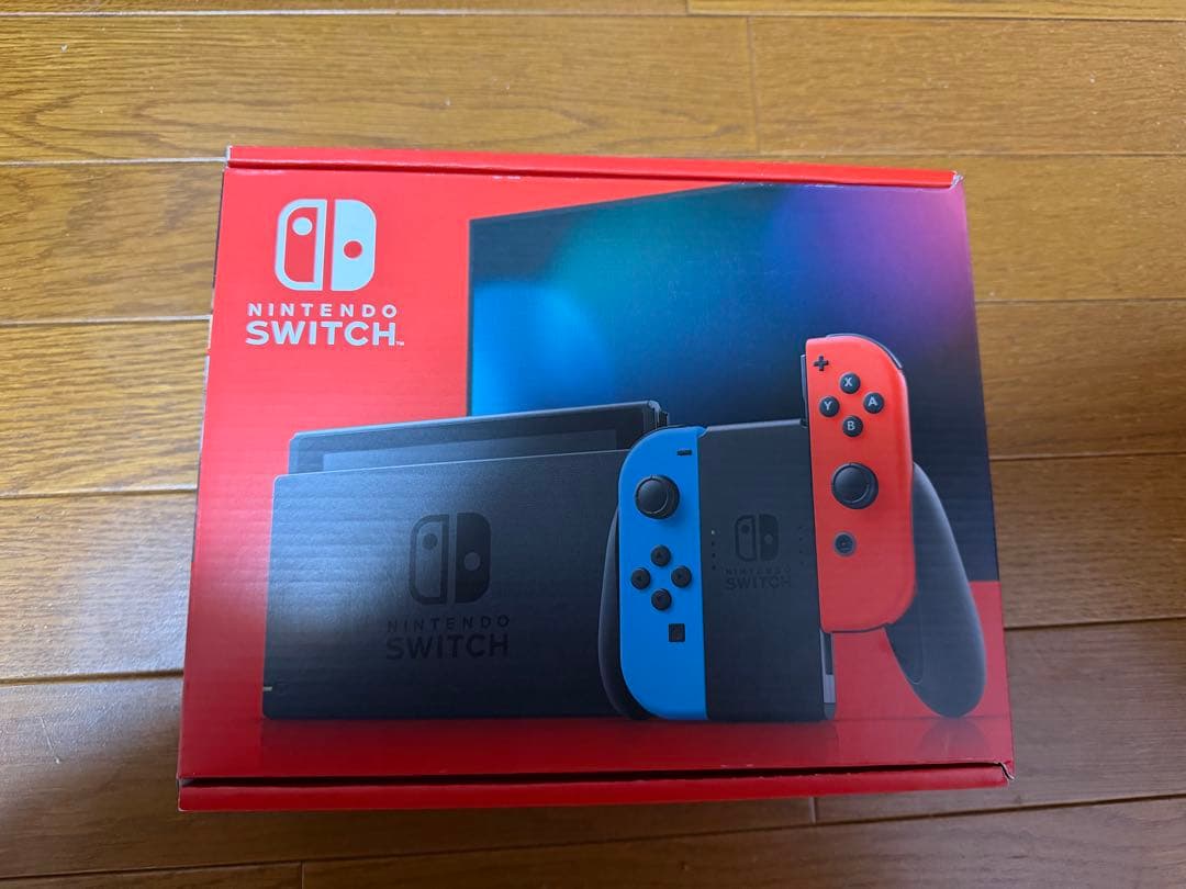Nintendo Switch 本体 青/赤 新品未開封 任天堂 Nintendo Switch Joy-Con（L）ネオンブルー/（R）ネオンレッド