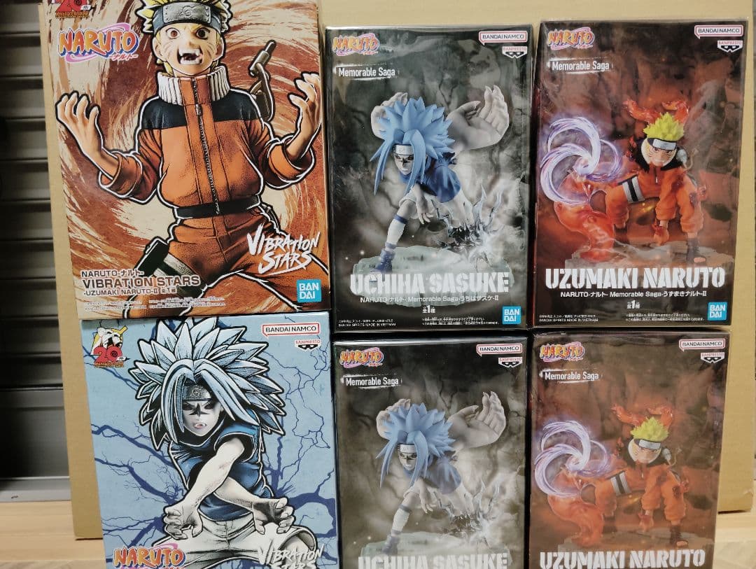 未開封　NARUTO ナルト　Memorable Saga　ナルト　サスケ 6体