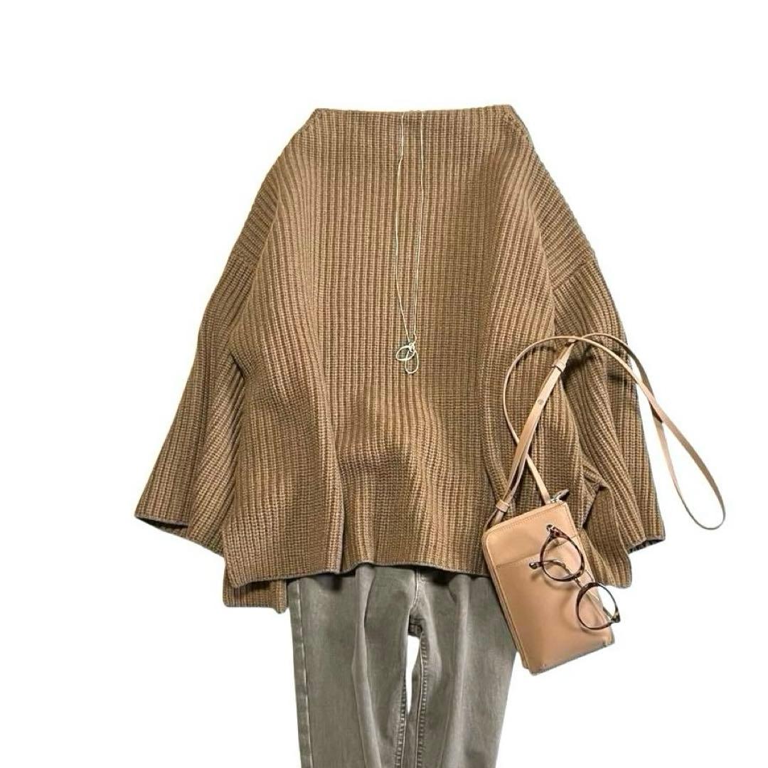 美品 アパルトモン ドゥーズィエムクラス ボートネック アゼニット