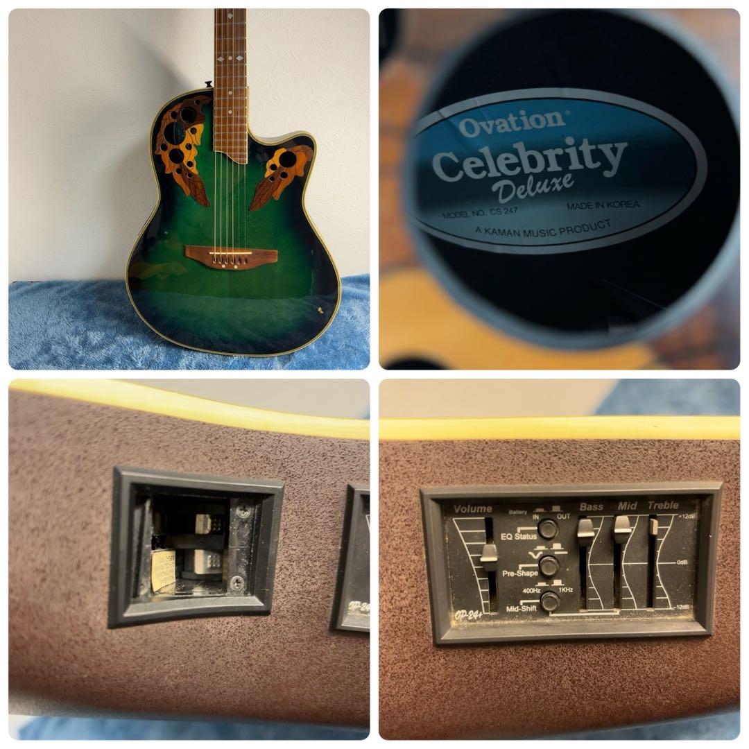 Ovation Celebrity CS247 エレアコ OP-24搭載