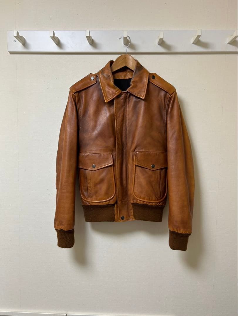 martin margiela 10 a-2レザーフライトジャケット 06aw