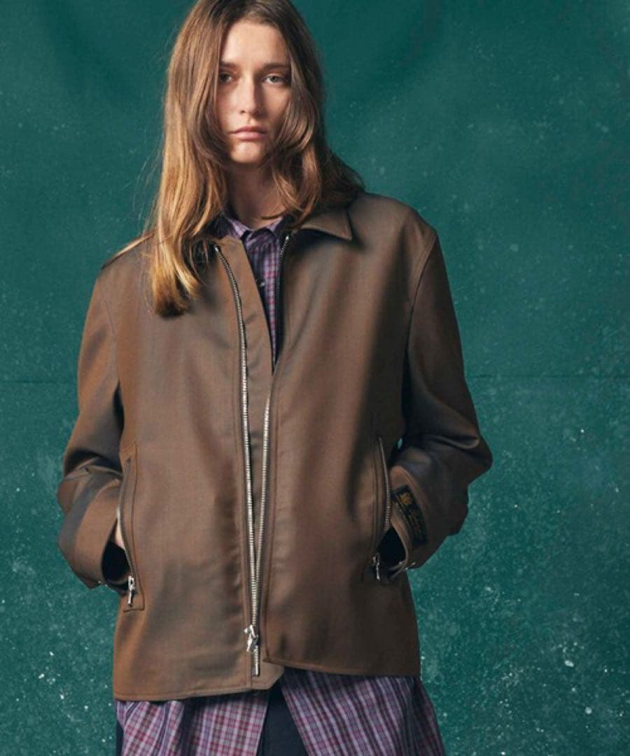 極美品 定価約3万 maison special ハリントンジャケット