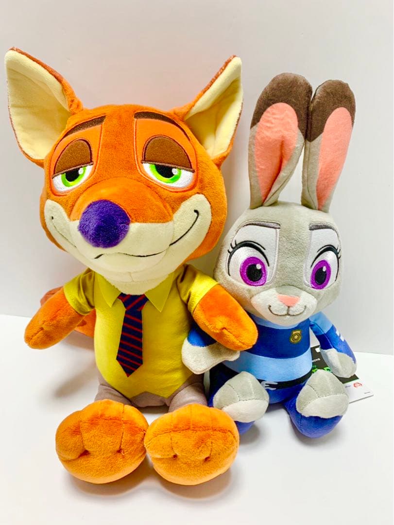 ズートピア ペアぬいぐるみ ニック ジュディ 新品 - メルカリ