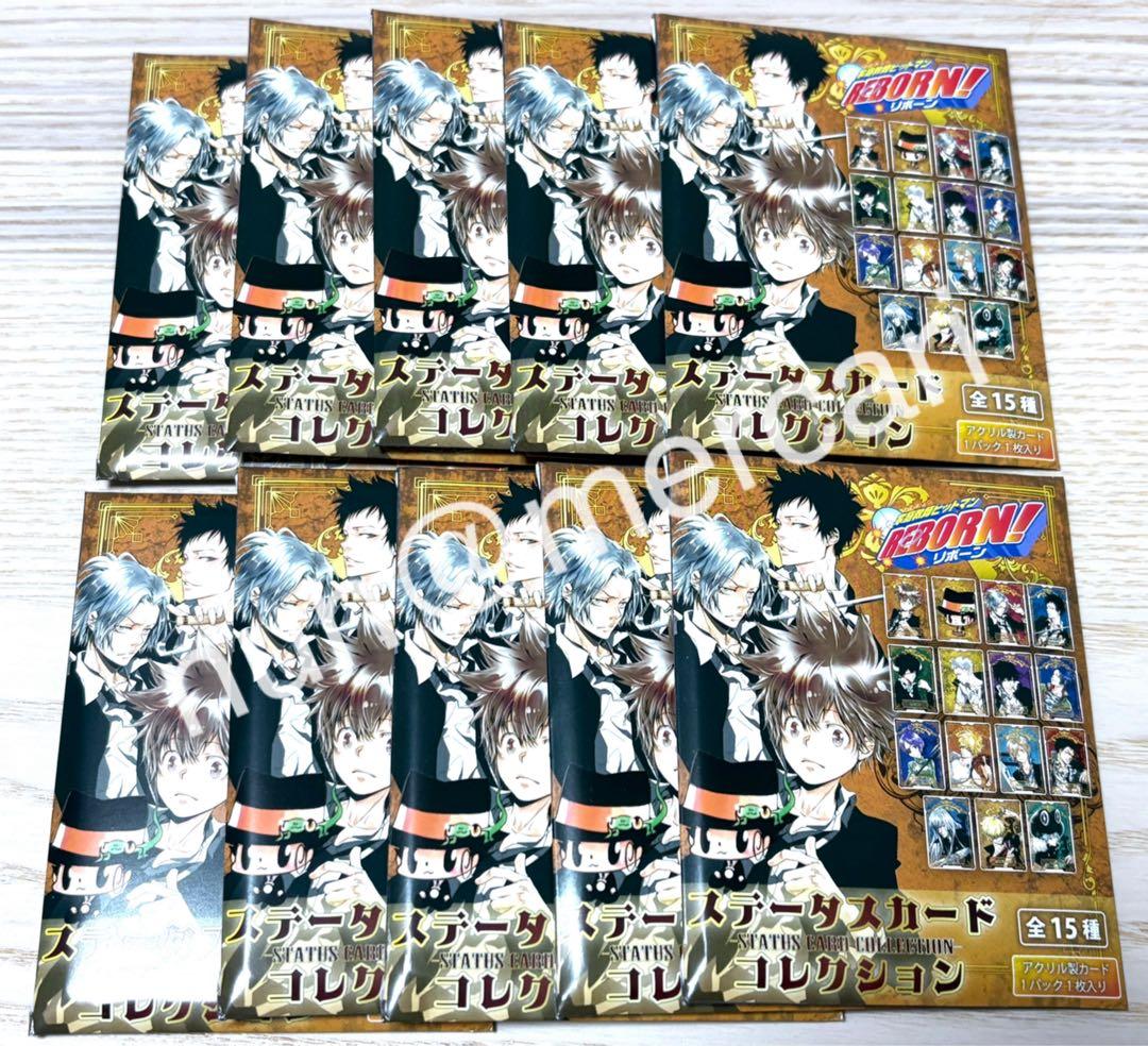 家庭教師ヒットマンREBORN！ステータスカードコレクション 未開封 10点