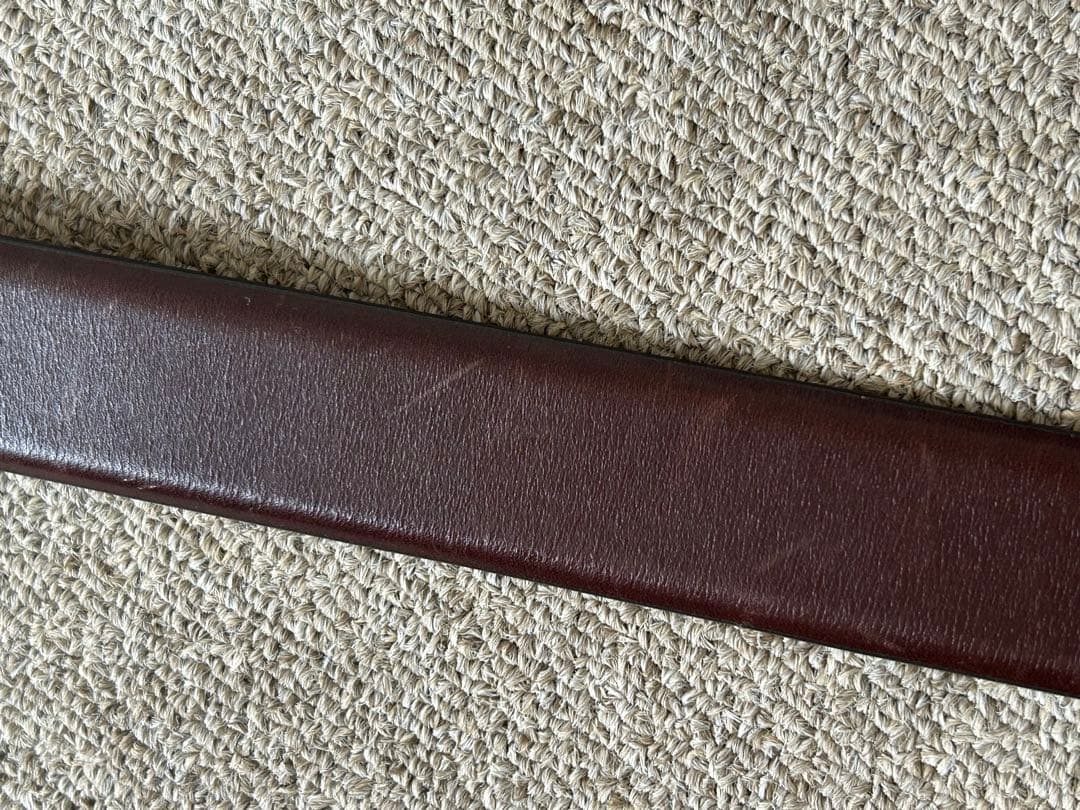 未使用品 Loro piana ロロピアーナ メンズ レザー ベルト 95/38