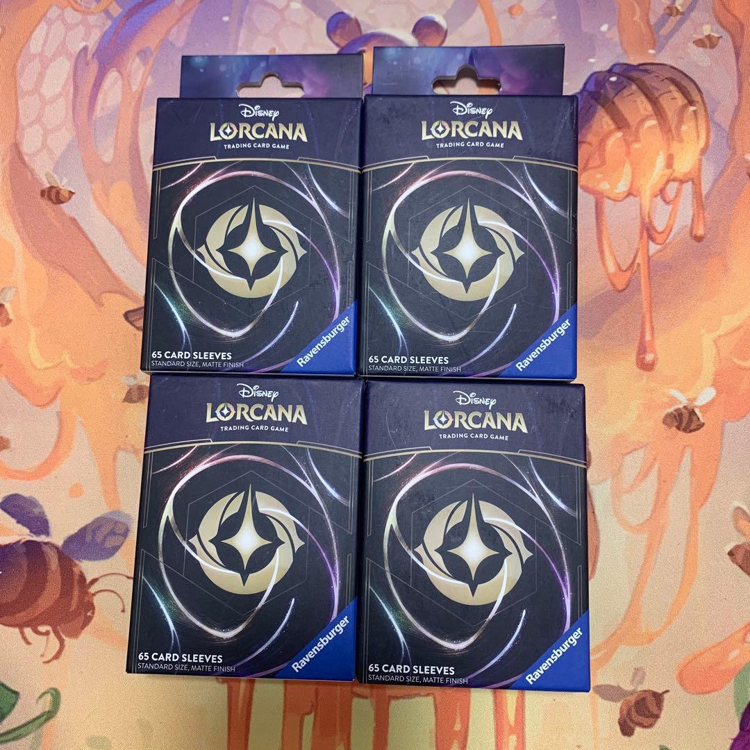【新品未開封】ロルカナ　ロゴ　背面　スリーブ 4個セット ディズニー・ロルカナ・TCG 日本語版 公式カードスリーブ｢シスー 神聖