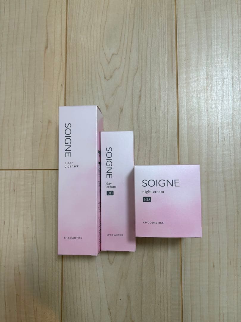 CPコスメ　SOIGNE クレンザー　日中用乳液　ナイトクリーム