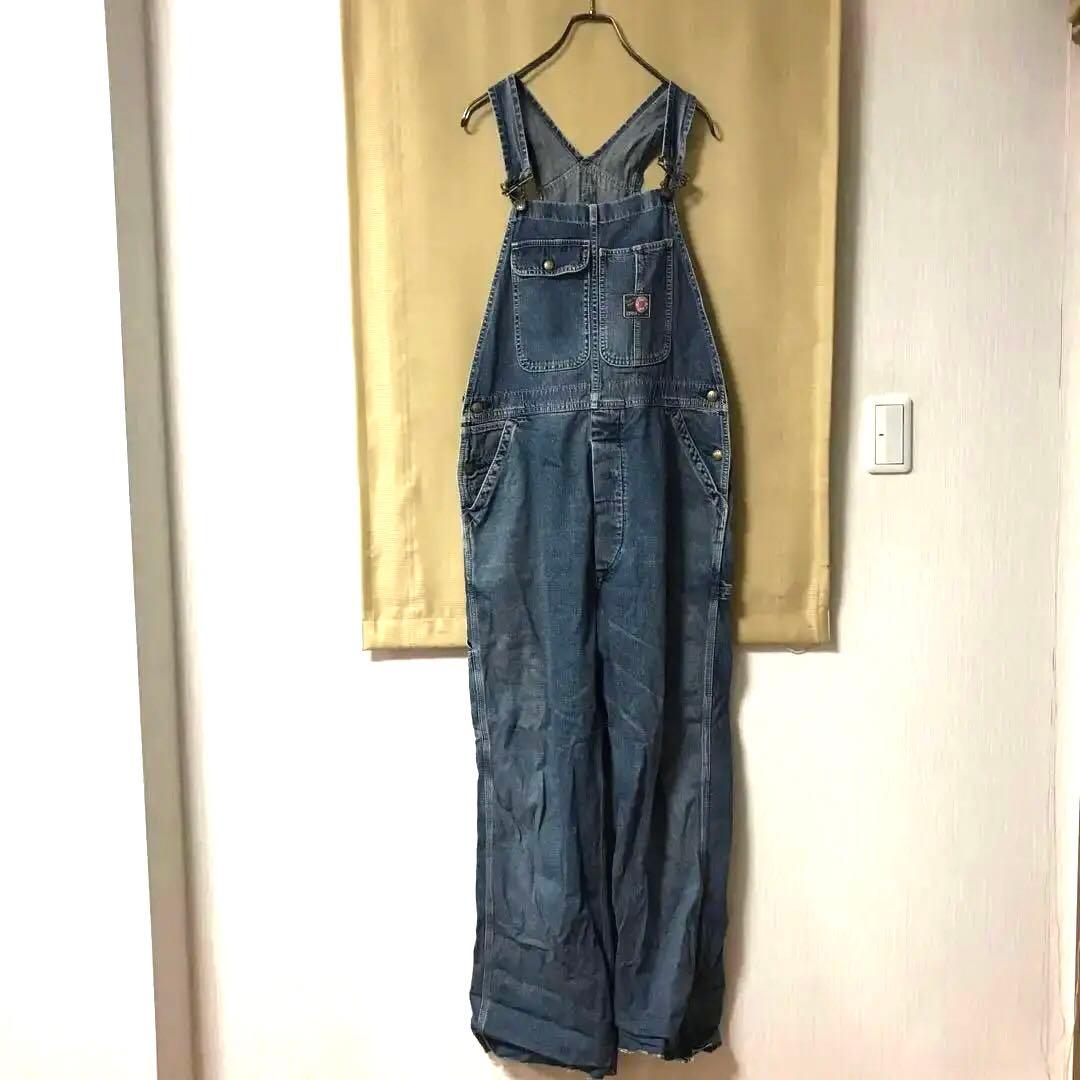 EDWIN 101 デニムオーバーオール - メルカリ
