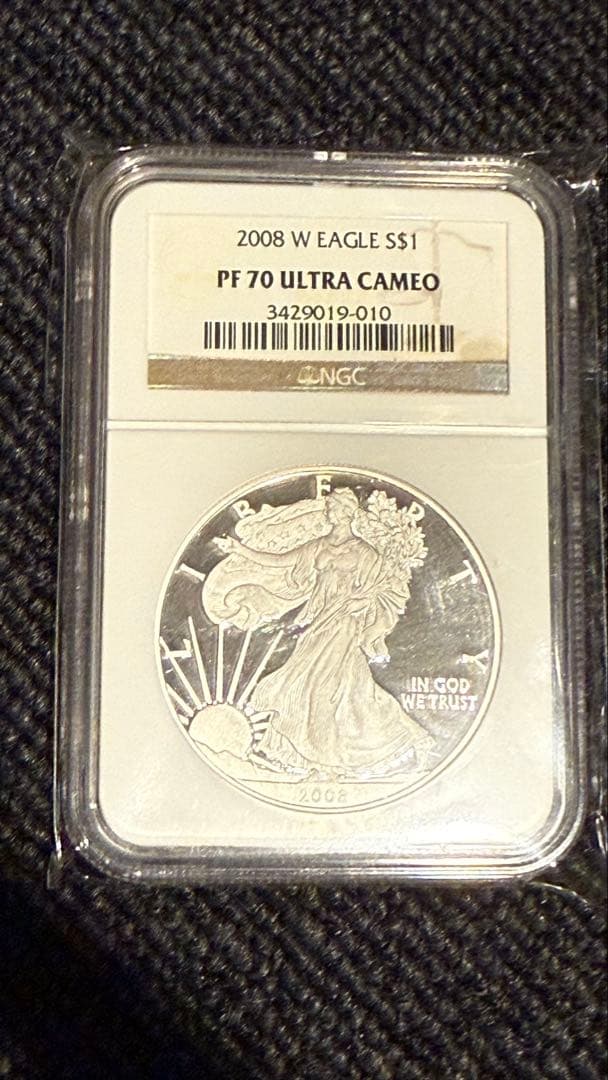 イーグル銀貨　PF70 NGC