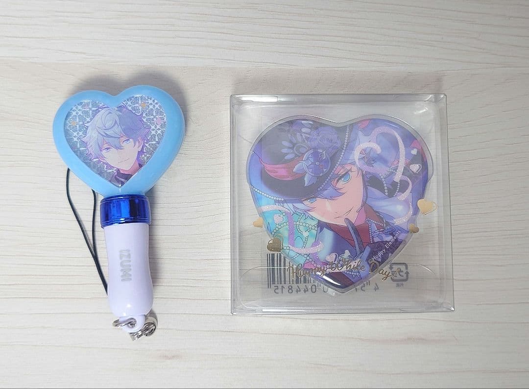 あんスタ 瀬名泉 ハート缶バッジ ミニペンラ - メルカリ