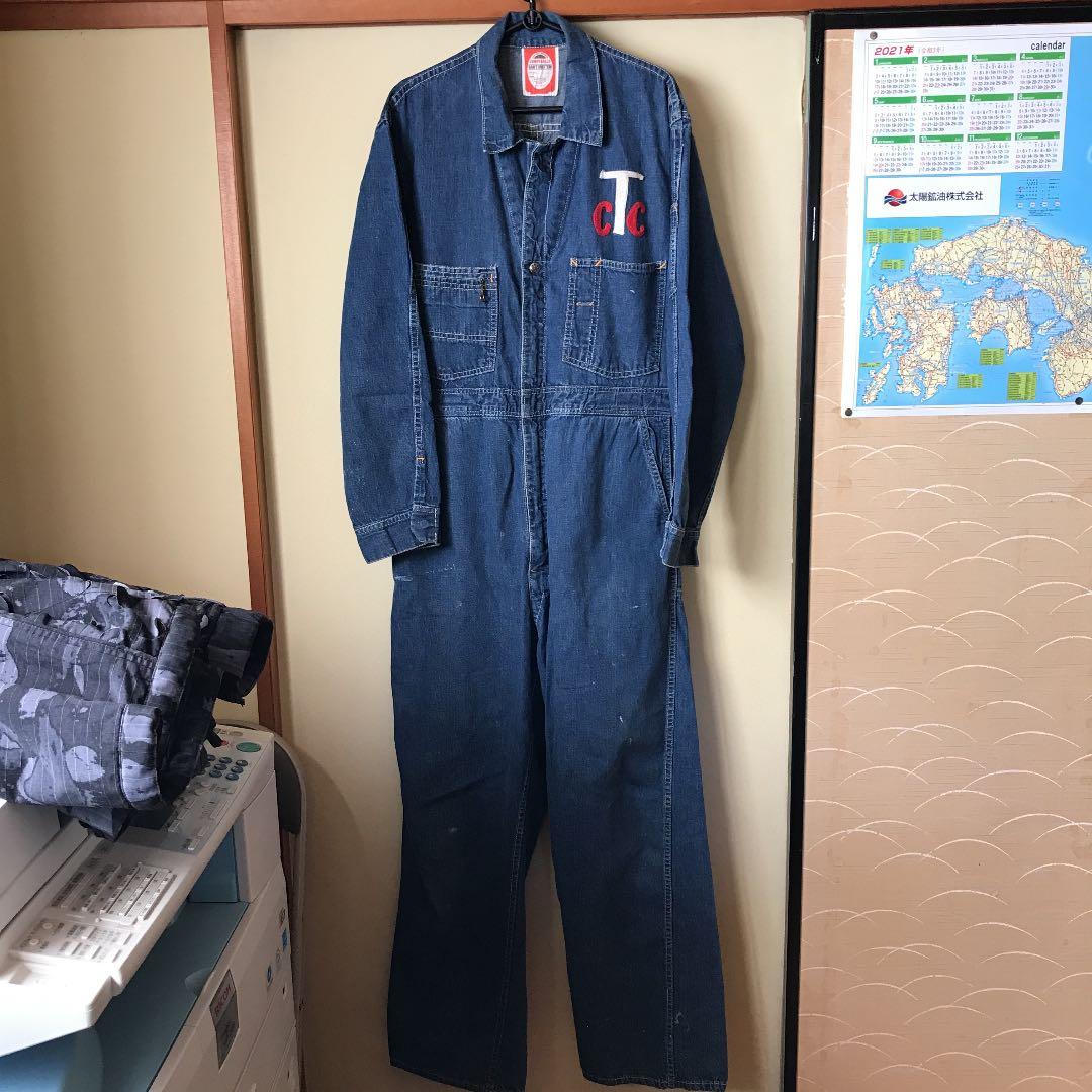 50S・CAN'T BUST'EM・キャントバステム・デニムオールインワンつなぎ