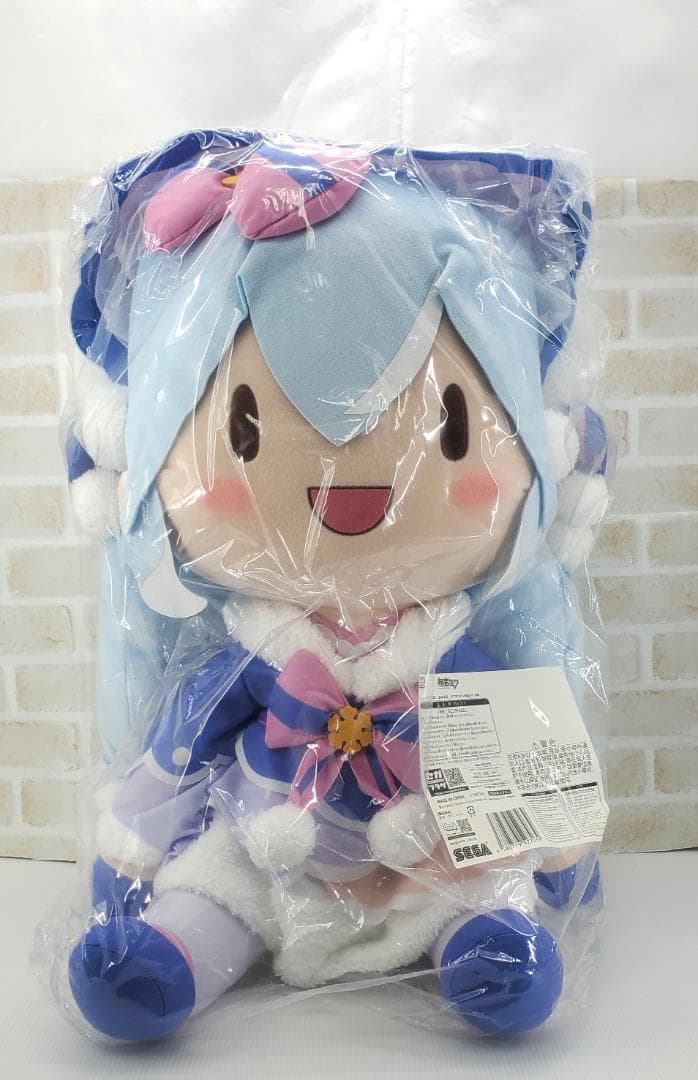 雪ミク2023 ふわぷちどでかジャンボ ぬいぐるみ - メルカリ