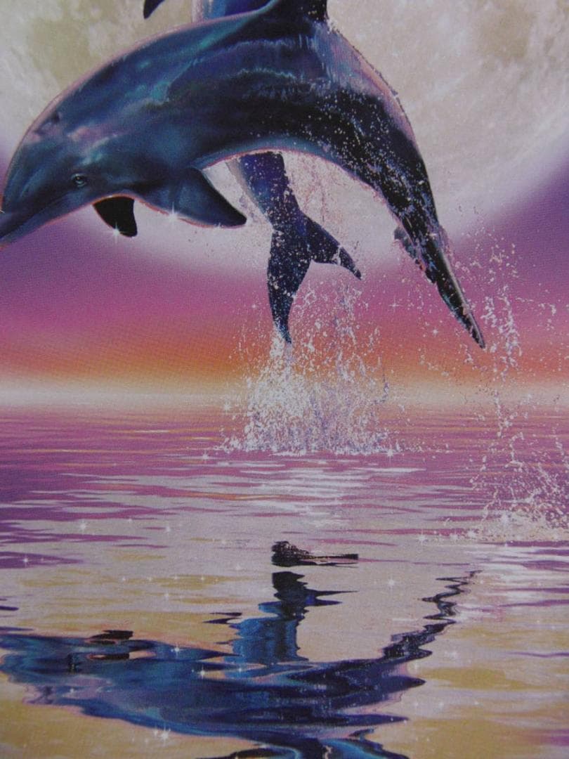 クリスチャン・ラッセン、【ムーンリットエモーション】、希少な額装用