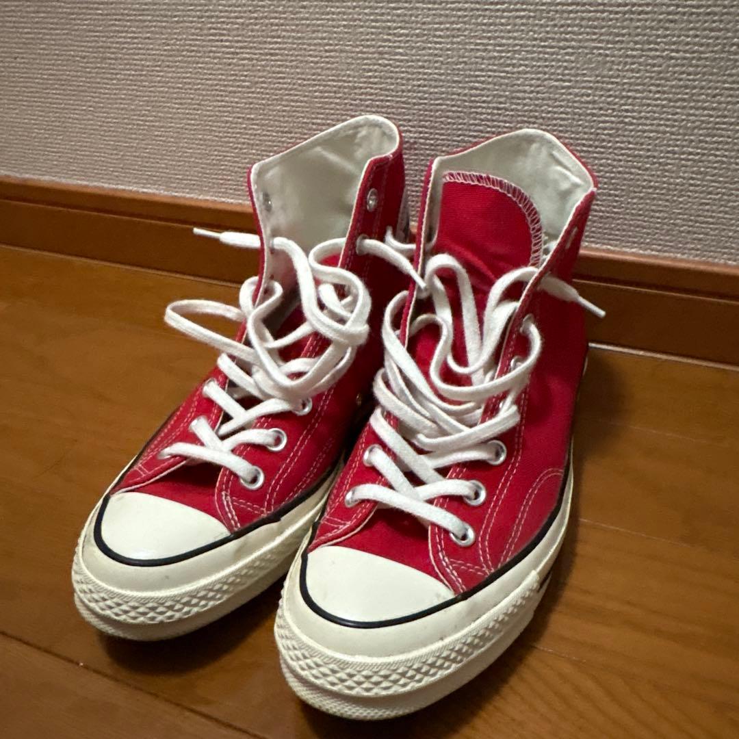 美品　CONVERSE CT70 ハイカット レッド　日本未発売