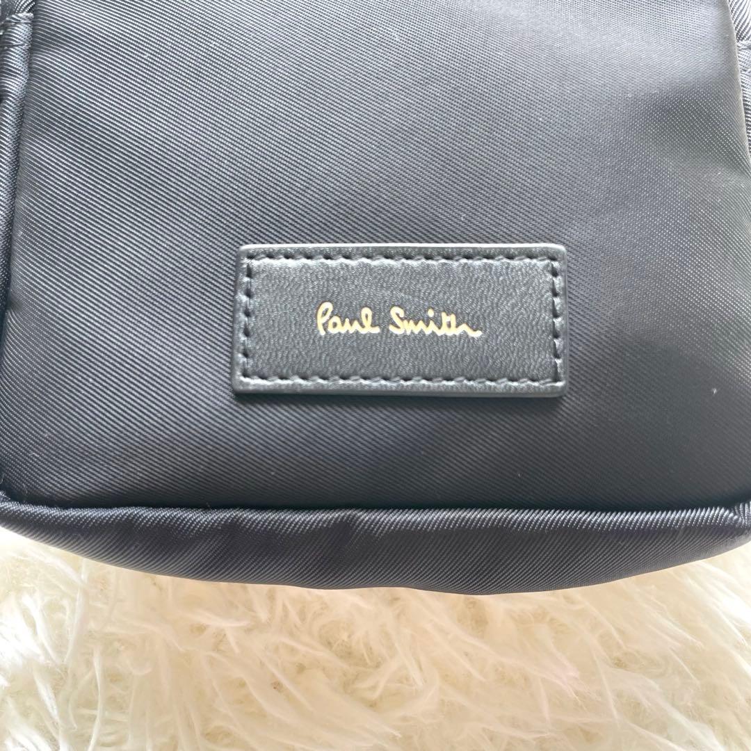 ポールスミス ボディバック ショルダーバッグ レザー ロゴ マルチ