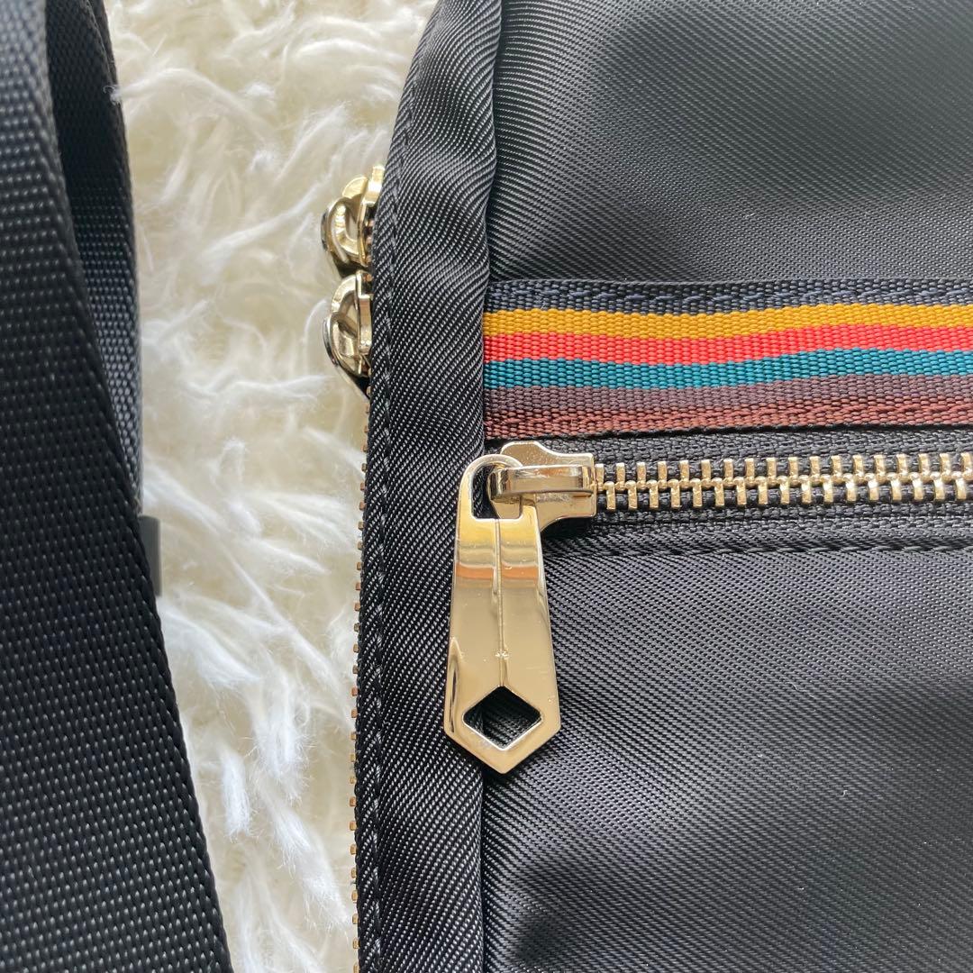 ポールスミス ボディバック ショルダーバッグ レザー ロゴ マルチ