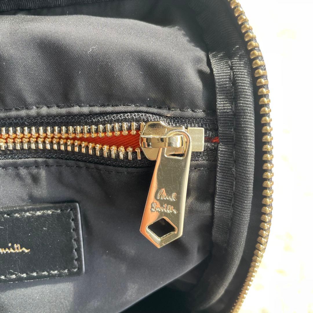 ポールスミス ボディバック ショルダーバッグ レザー ロゴ マルチ