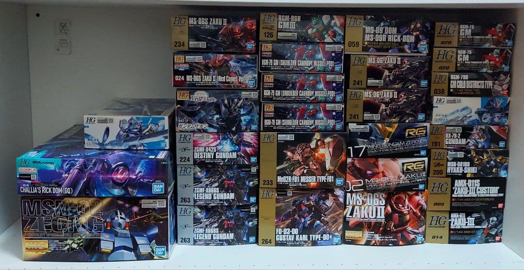 ガンプラ HG RG MG 30体セット まとめ売り - メルカリ