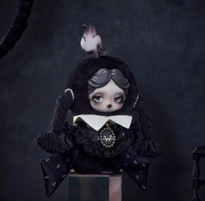 POP MART SKULLPANDA WEDNESDAY ぬいぐるみ NY限定 POPMART SKULLPANDA Wednesday NY限定 - メルカリ